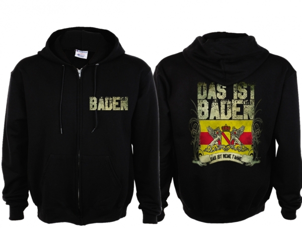 Kapuzenjacke - Meine Fahne - Baden