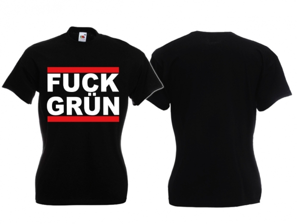 Frauen T-Shirt - Fuck Grün