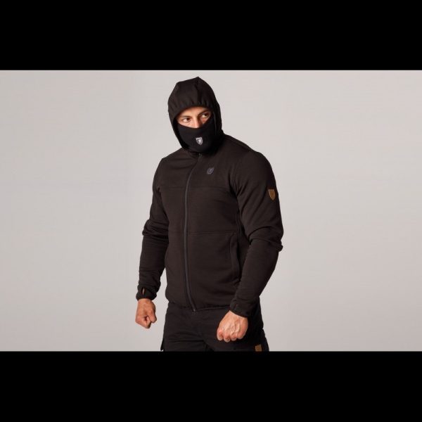 PG Wear - Full Face Kapuzen-Jacke Hooligan Black+++Nur wenige da+++