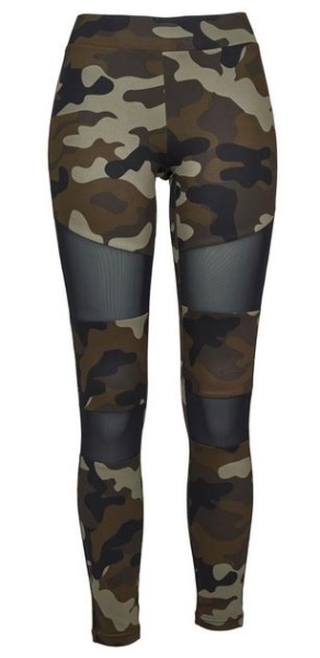 Frauen - Leggings - Camo Tech Mesh - woodcamo/blk