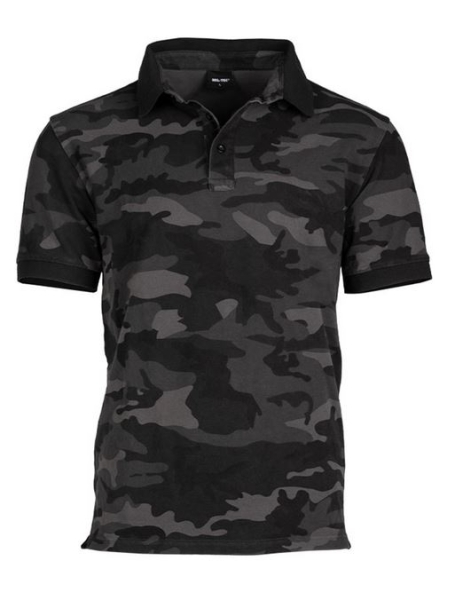 Poloshirt - PREWASH CO.PIKEE MT - DARK CAMO