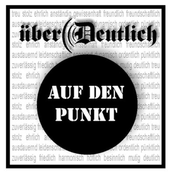 Überdeutlich - Auf den Punkt