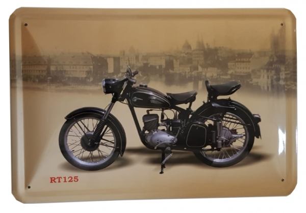 Blechschild - Simson RT125 - BS095 (125)