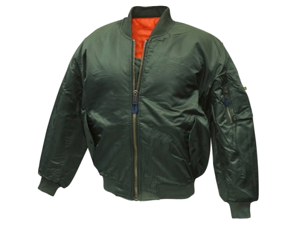 Jacke - Bomberjacke MA1 - oliv - 3XL