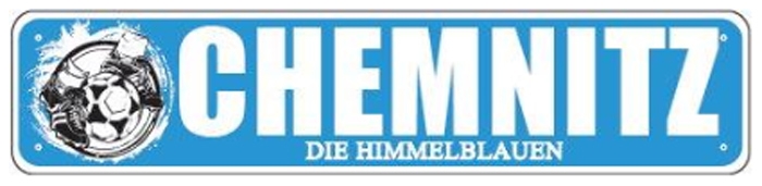 Blechschild - Chemnitz - XXL Version - S106 (343)