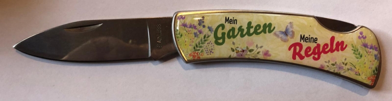 Taschenmesser - Mein Garten meine Regeln