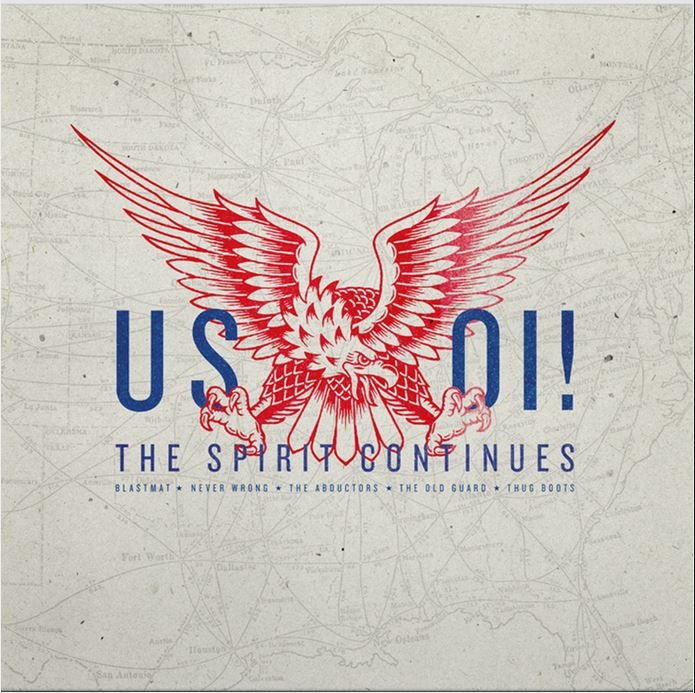 US Oi! The Spirit Continues LP schwarz