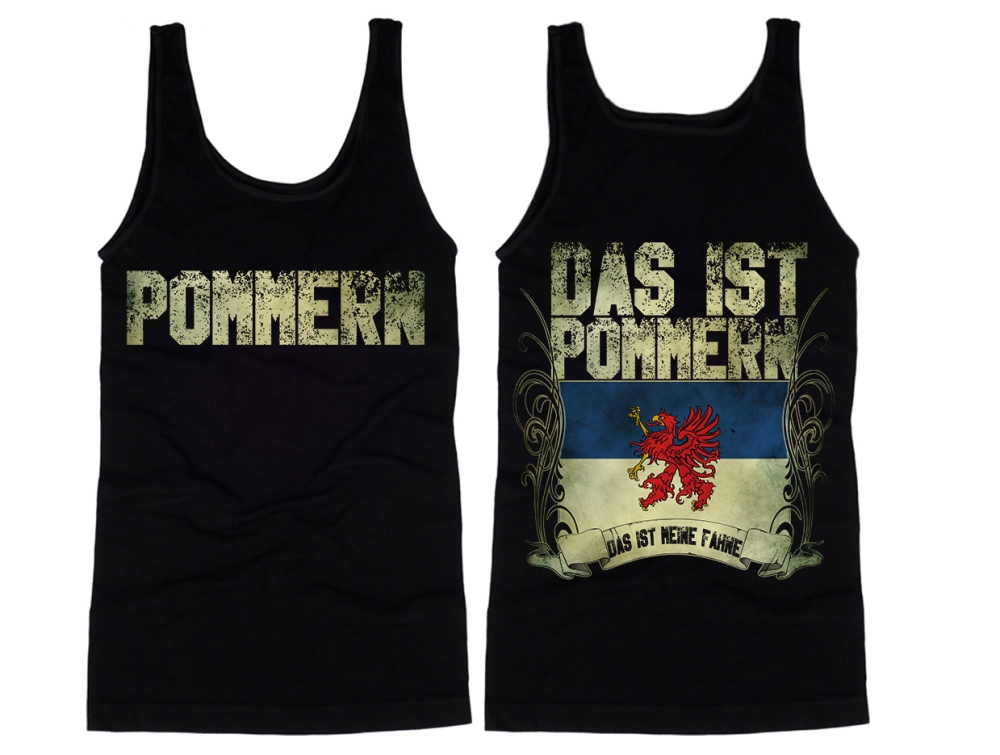 Muskelshirt/Tank Top - Meine Fahne - Pommern