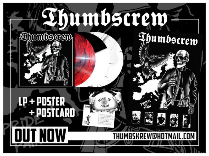 Thumbscrew - Pride of pain LP - schwarz/weiß