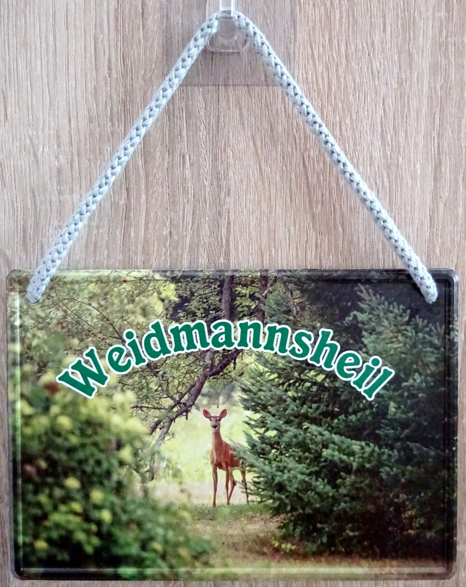 Hängeschild - Weidmannsheil - Motiv 2