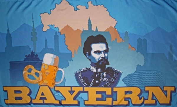 Fahne - Bayern - Silhouette (186)