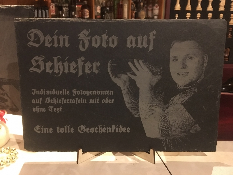 Schieferplatte - Wunschmotiv - XXL Format