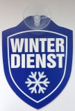 Schild mit Saugnapf - Winterdienst