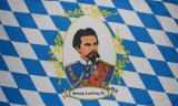 Fahne - Bayern mit König Ludwig II - Motiv 2 (136)