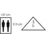 Zelt - Minipack - 2 Personen - woodland